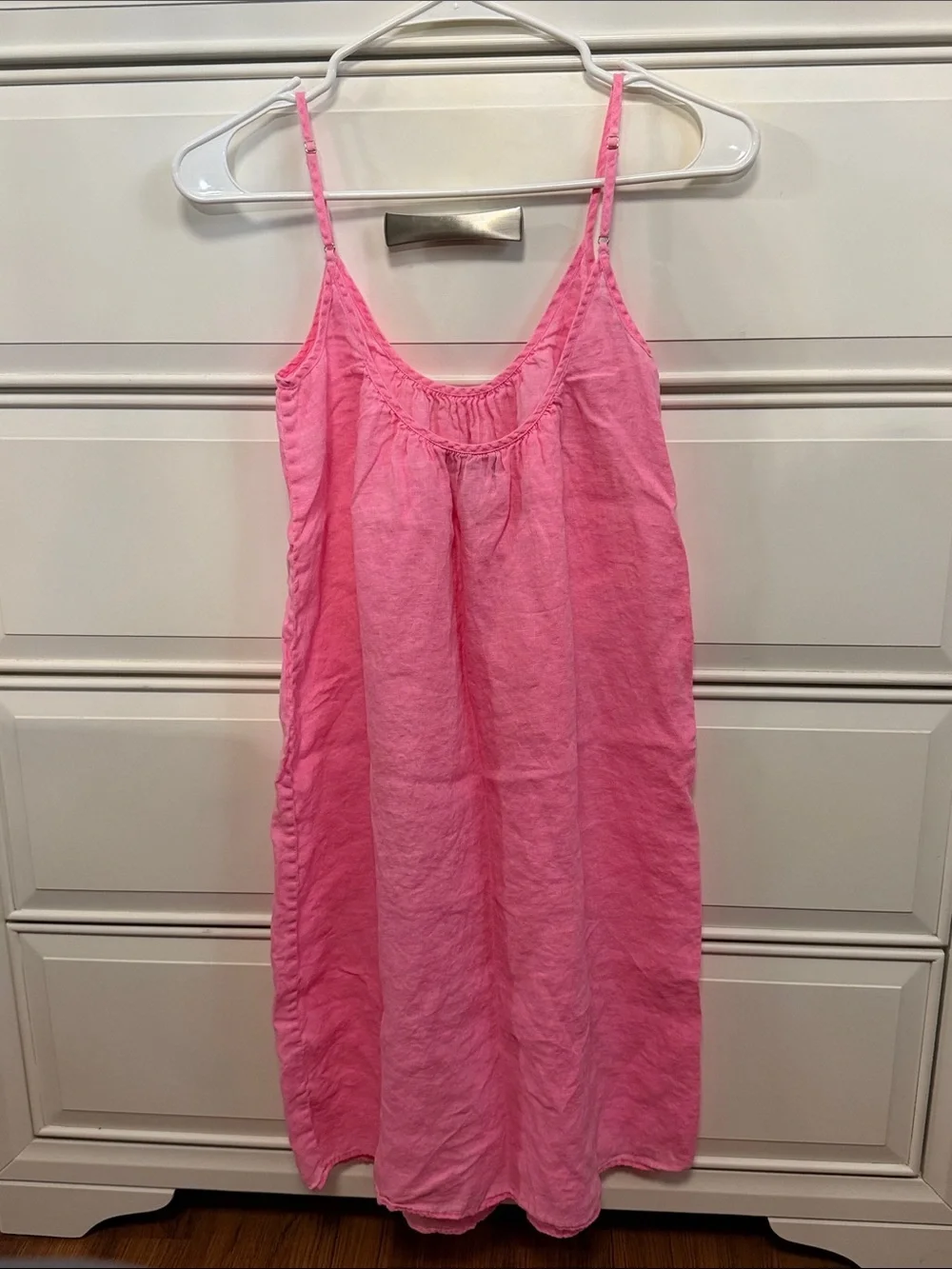 J. Crew Bubblegum Pink Spaghetti Strap Slip Dress - Picture 4 of 4